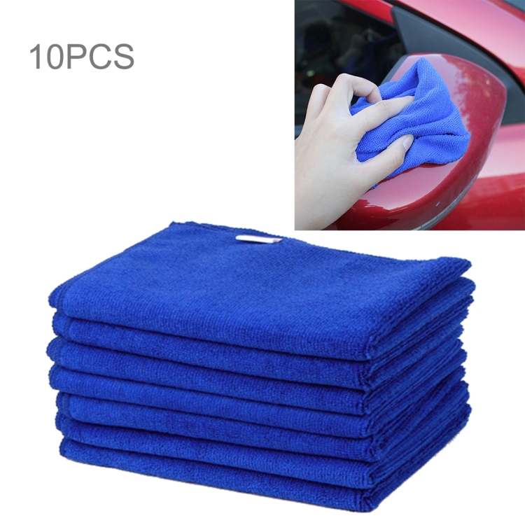CMS9292.jpg 10 Uds 30cm × 30cm toallas de microfibra de secado rápido paño de limpieza Toallas para el cuidado de los detalles del coche Toallas para el cuidado del coche - Imagen 1