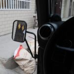 Espejos de marcha atrás rectangulares con espejo retrovisor lateral para puerta de coche de 2 piezas para Jeep Wrangler JL 2018 - Imagen 4