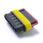10 juegos de 6 pines sellados a prueba de agua conector de cable eléctrico Terminal de enchufe Auto Set - Imagen 4