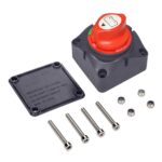 Auto RV Marine Boat Selector de batería Aislador Desconexión Interruptor giratorio Corte - Imagen 3