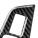 Etiqueta engomada decorativa del panel de elevación de la ventana de la puerta de fibra de carbono del coche para BMW 5 Series G38 528Li / 530Li / 540Li 2018, conducción a la izquierda - Imagen 3