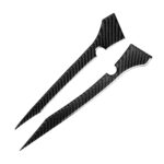 2 pegatinas decorativas de fibra de carbono para espejo retrovisor de coche para BMW G30 (2018-2019) / G11 (2016-2019), conducción a la derecha con cámara - Imagen 2