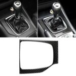 Marco de engranaje manual C de fibra de carbono para coche, pegatina decorativa para Mazda Axela 2017-2018
