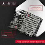 Marco de engranaje manual C de fibra de carbono para coche, pegatina decorativa para Mazda Axela 2017-2018 - Imagen 3