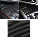 Caja de almacenamiento de fibra de carbono para coche, pegatina decorativa para Toyota Camry de octava generación 2018-2019
