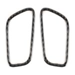 2 piezas de fibra de carbono para coche, panel de salida de aire izquierdo y derecho, adhesivo decorativo para Porsche Macan - Imagen 2