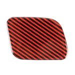 Adhesivo decorativo para caja de almacenamiento del asiento del conductor principal de fibra de carbono para Ford Mustang 2015-2020, volante a la izquierda - Imagen 2