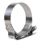 Abrazaderas de manguera de perno en T de acero inoxidable de 4 piezas Clip de tubería Clip de línea de combustible, tamaño: 79-87 mm - Imagen 3