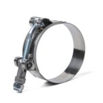 Abrazaderas de manguera de perno en T de acero inoxidable de 4 piezas Clip de tubería Clip de línea de combustible, tamaño: 79-87 mm - Imagen 4