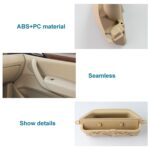 Cubierta embellecedora de tirar de la manija de las puertas interiores delanteras y derechas del coche 5141 7394 519-1 para BMW X3 X4, conducción izquierda, Front Right Inside (Beige) - Imagen 4
