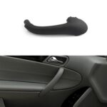 Cubierta embellecedora de tirar de la manija de las puertas interiores delanteras izquierdas del coche para mercedes-benz Clase C W203 -2007, conducción izquierda y derecha, Front Left (Black)