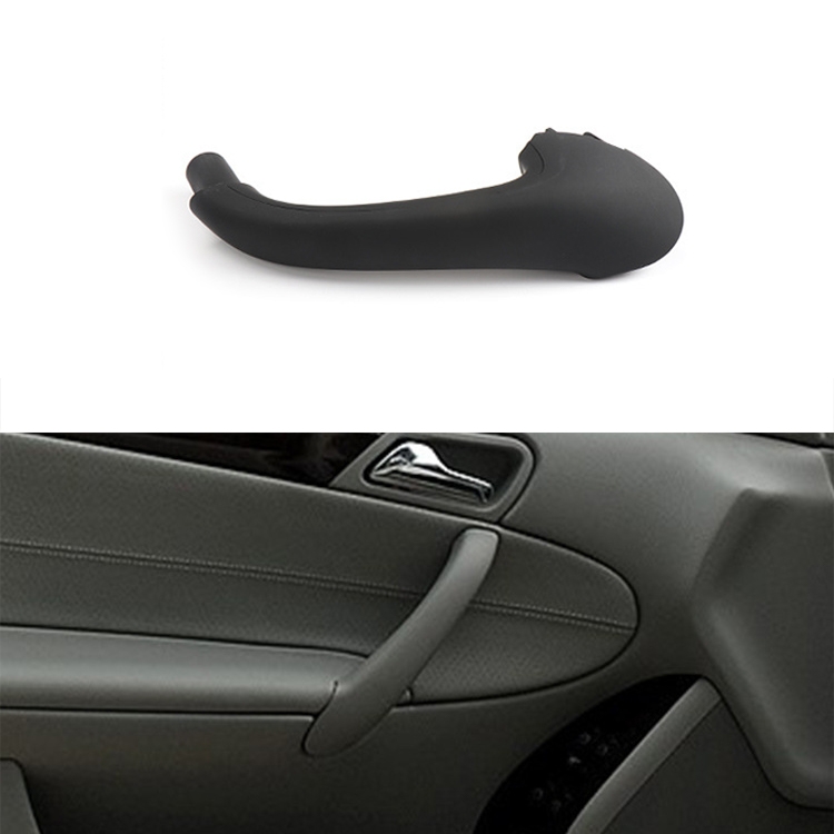 CRP1354B.jpg Cubierta embellecedora de tirar de la manija de las puertas interiores delanteras izquierdas del coche para mercedes-benz Clase C W203 -2007, conducción izquierda y derecha, Front Left (Black) - Imagen 1