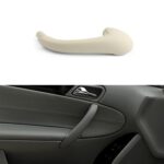 Cubierta embellecedora de tirar de la manija de las puertas interiores delanteras izquierdas del coche para mercedes-benz Clase C W203 -2007, conducción izquierda y derecha, Front Left (Beige)