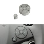 Panel de botones del interruptor del volante del lado derecho del coche para Mercedes-Benz W204 2007-2014, conducción izquierda, Right Side (Grey)