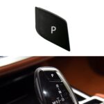 Palanca de cambios de coche, botón de estacionamiento automático, tapa con letra P para serie de chasis BMW G, conducción hacia la izquierda, For BMW G Chassis Series (Black)