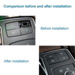 Modelo de automóvil A4 Botón de cambio de interruptor auxiliar de descenso para Mercedes-Benz GL GLE W166, conducción izquierda - Imagen 4