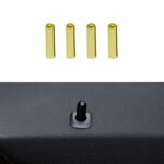Ajuste de la cubierta de la perilla del tornillo de la puerta del pasador del pestillo de la puerta del coche 4 en 1 para BMW F10, conducción izquierda, For BMW F10 (Gold)