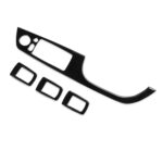 Para BMW Serie 3 E90/320i/325i 2005-2012 Panel de elevación de ventana de conducción derecha de coche con pegatina decorativa de llave plegable, diámetro: 35,8 cm