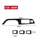 Para BMW Serie 3 E90/320i/325i 2005-2012 Panel de elevación de ventana de conducción derecha de coche con pegatina decorativa de llave plegable, diámetro: 35,8 cm - Imagen 2