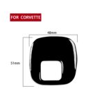 Para Chevrolet Corvette C5 1998-2004 botón del Panel de la llave del coche pegatina decorativa, conducción izquierda - Imagen 2