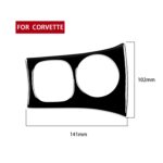 Para Chevrolet Corvette C5 1998-2004, pegatina decorativa para Panel de llave de coche, conducción izquierda - Imagen 2