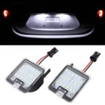 2 uds para Ford Focus 2015-lámpara de matrícula de coche