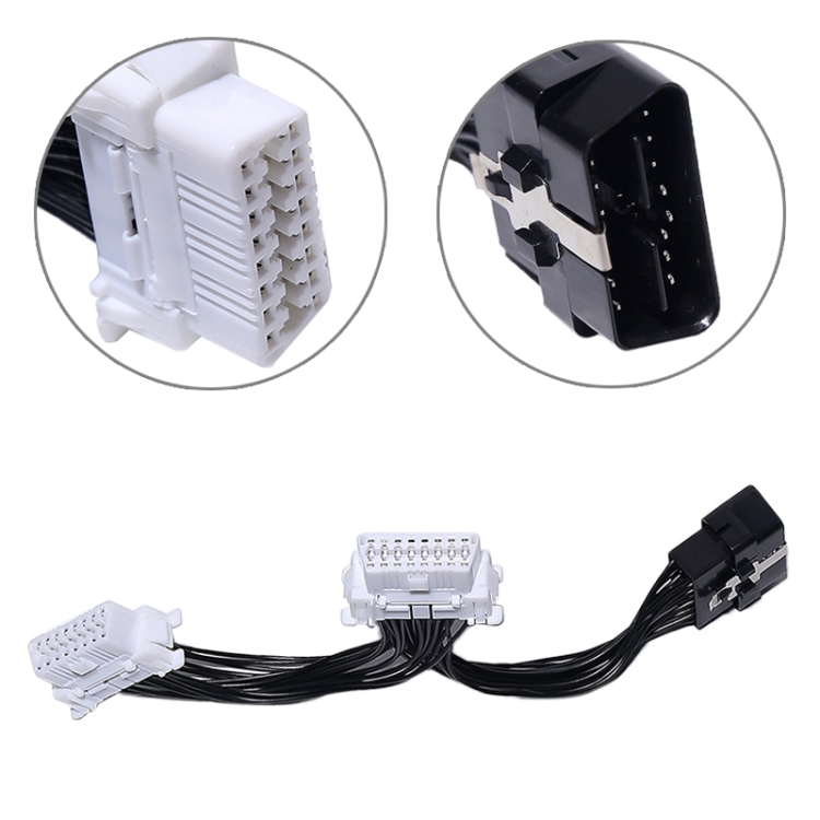 CRP2352.jpg 2 en 1 16PIN Coche OBD Cable extendido de diagnóstico OBD2 Cable - Imagen 1