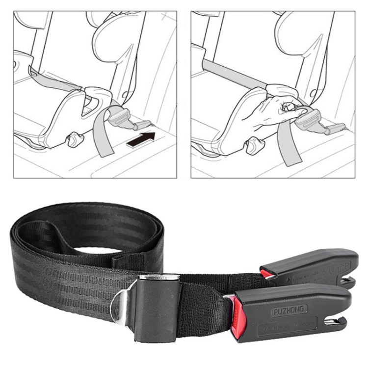 CRP2516.jpg Coche Niños Asiento de seguridad Cinturón de fijación Niños Interfaz ISOFIX Cinturón de conexión suave - Imagen 1