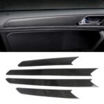 Adhesivo decorativo de fibra de carbono para panel de puerta de Volkswagen Tiguan L 2019-2021