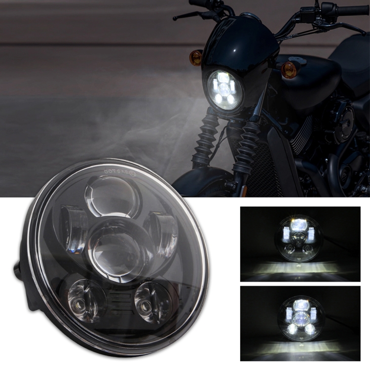 CRP3000.jpg EagleVision DC9-30V 35W 6000K 4000LM 5.75 pulgadas Faro redondo de motocicleta 6 LED para Harley-Davidson - Imagen 1