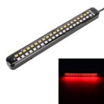 155 mm DC12-24V / 2.2W Motocicleta LED Intermitente dinámico Luces laterales Lámpara de freno de agua que fluye Luz de señal de giro, Longitud del cable: 1 m