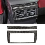 Pegatina decorativa de salida de aire trasera de fibra de carbono para coche para Lexus IS250 2013-, conducción a la izquierda