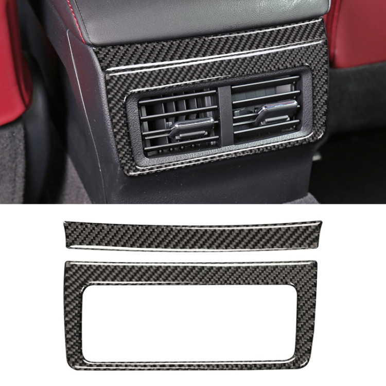 CRP3306.jpg Pegatina decorativa de salida de aire trasera de fibra de carbono para coche para Lexus IS250 2013-, conducción a la izquierda - Imagen 1