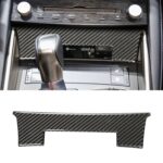 Pegatina decorativa del panel de control central de fibra de carbono del coche para Lexus IS250 2013-, estilo de conducción izquierda A