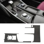 Etiqueta engomada decorativa del panel de posición del engranaje de la fibra de carbono del coche para Lexus IS250 2013-, estilo B de la conducción izquierda