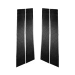 4 PCS Car Carbon Fiber B Pillar Decorative Sticker for Infiniti FX 2009-2013/QX70 2014-, Left and Right Drive Universal