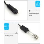 Calentador de agua eléctrico tipo barra para encendedor de cigarrillos de coche, 12 V, 10 A, 120-140 W. - Imagen 4