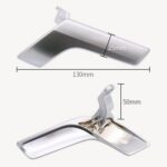 Coche derecho Side Electroplating Brillante Puerta interior Manija para Mercedes-Benz C Clase W204, unidad izquierda y derecha Universal - Imagen 3