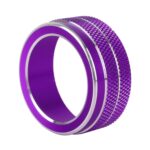 Caja de perilla de aire acondicionado de Metal para coche, 2 uds., para Toyota Corolla / Levin / Allion / Yaris 2019-2021, For Toyota Corolla (Purple) - Imagen 3