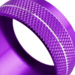 Caja de perilla de aire acondicionado de Metal para coche, 2 uds., para Toyota Corolla / Levin / Allion / Yaris 2019-2021, For Toyota Corolla (Purple) - Imagen 4