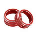 Caja de perilla de aire acondicionado de Metal para coche, 2 uds., para Toyota Corolla / Levin / Allion / Yaris 2019-2021, For Toyota Corolla (Red)