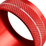 Caja de perilla de aire acondicionado de Metal para coche, 2 uds., para Toyota Corolla / Levin / Allion / Yaris 2019-2021, For Toyota Corolla (Red) - Imagen 4