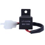 Motocicleta 2Pin con sellado de alambre Relé de goma LED Control de luz Señal de giro