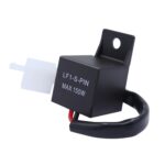 Motocicleta 2Pin con sellado de alambre Relé de goma LED Control de luz Señal de giro - Imagen 2