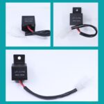 Motocicleta 2Pin con sellado de alambre Relé de goma LED Control de luz Señal de giro - Imagen 4