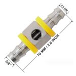 Conector de presión de combustible para tubo de combustible de 3/8 pulgadas para motocicleta - Imagen 3