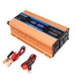 Carmaer 24V a 220V 1200W coche Multi-función de pantalla doble digital del inversor del convertidor de energía del hogar