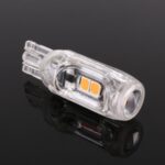 10 PCS T10 DC12V / 1W Luz de liquidación de automóviles 5LEDs SMD-3030 Cuentas de lámpara, 5LEDs SMD-3030 (Yellow Light) - Imagen 2