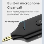 A60 3 en 1 Coche Bluetooth Receptor Transmisor 3.5AUX Llamada de manos libres - Imagen 3