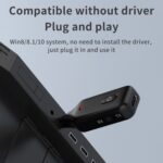 A60 3 en 1 Coche Bluetooth Receptor Transmisor 3.5AUX Llamada de manos libres - Imagen 4
